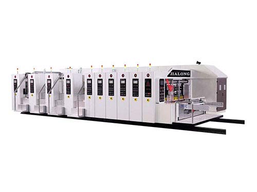 Full automatic vacuum transfer High defination flexo printer slotter die cutter