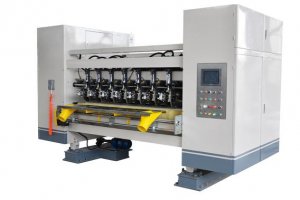 Full automatic NC computer thin blade slitting and creasing machine